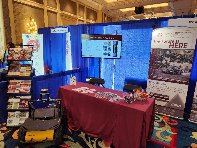 CAVS exhibit booths at the Southern Automotive Conference 2023